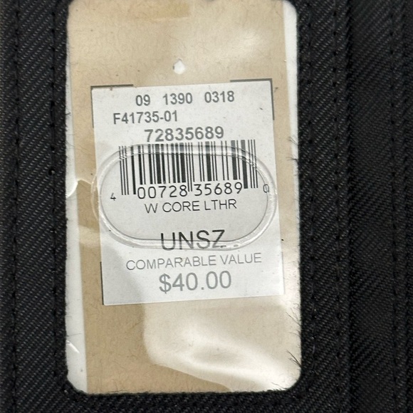 Wilson Genuine Leather Wallet 10 Card Holder indexer 7.5 L x 3.5 x 1” Snap NWT - Picture 6 of 6